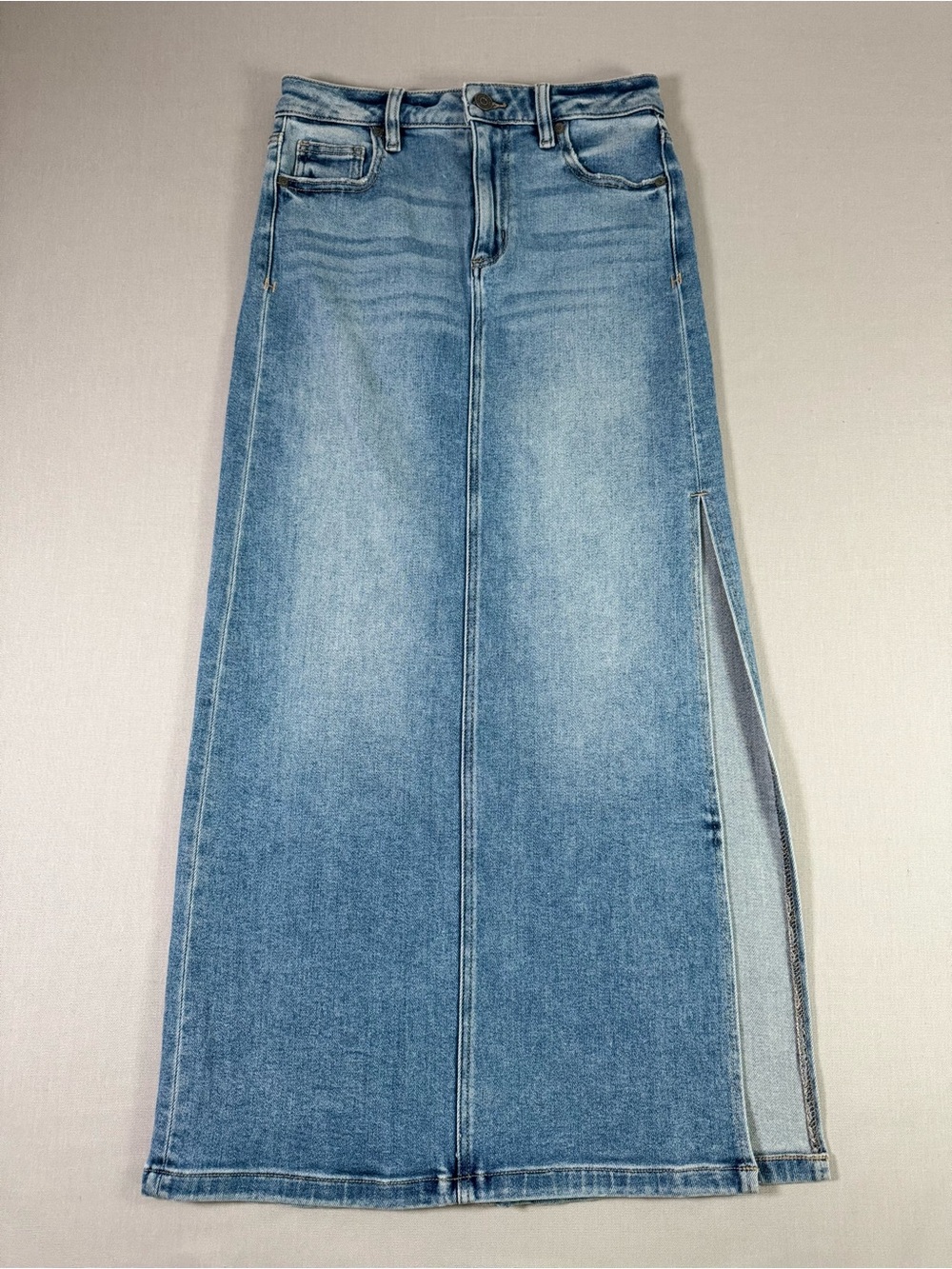 Hidden Los Angeles Denim Maxi Skirt Women S
